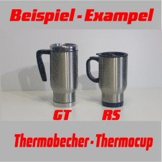 OPEL Astra J Version 2  (2009-2015)  Thermobecher Edelstahl, handbedruckt