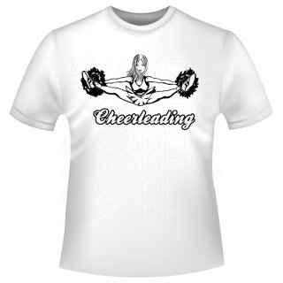 Cheerleading Jump T-Shirt/Kapuzenpullover (Hoodie)