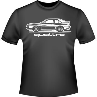 Audi Quattro Coup Art Style (1980 - 1991)  T-Shirt/Kapuzenpullover (Hoodie)