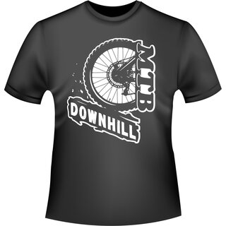 Mountainbike MTB Downhill Rearwheel T-Shirt/Kapuzenpullover (Hoodie)