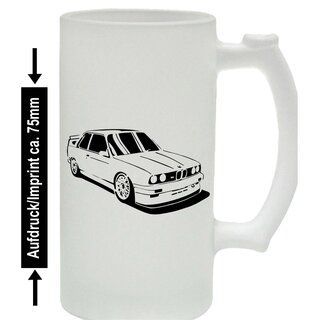 BMW M3 (E30) Version2 Bierkrug / Beermug m. Aufdruck