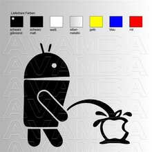 Android piss on Apple