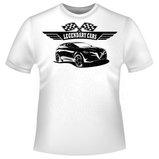 Alfa Romeo Stelvio (Typ 949) ab 2017  T-Shirt/Kapuzenpullover (Hoodie)