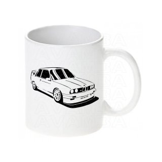BMW M3 (E30) Version2 Tasse / Keramikbecher m. Aufdruck