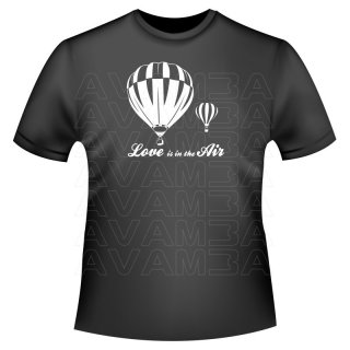 Ballonfahrer Love is in the air T-Shirt/Kapuzenpullover (Hoodie)
