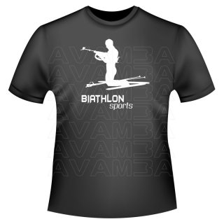 Biathlon Sports T-Shirt/Kapuzenpullover (Hoodie)