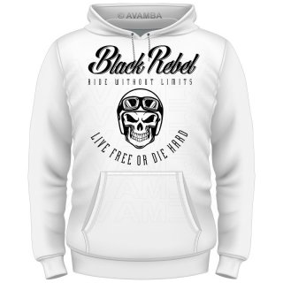 Black Rebel Motorbike Vintage T-Shirt/Kapuzenpullover (Hoodie)
