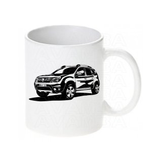 Ich liebe Dacia Weiße Becher Tasse Auto Logo Accessoires Tee Kaffee Geschenk