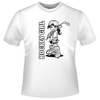 HOCKEY GIRL T-Shirt/Kapuzenpullover (Hoodie)