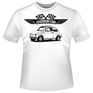 Fiat 500 Version 3   T-Shirt / Kapuzenpullover (Hoodie)
