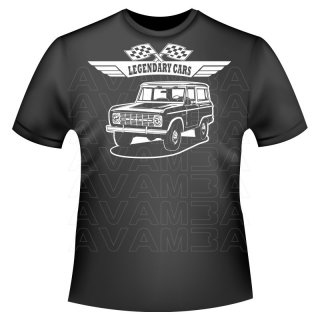 Ford Bronco 1974  T-Shirt / Kapuzenpullover (Hoodie)