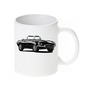 Jaguar E-Type Roadster (V3) Tasse / Keramikbecher m. Aufdruck