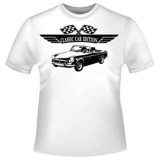 MGB Roadster  (1962 - 1980) Oldtimer T-Shirt/Kapuzenpullover (Hoodie)
