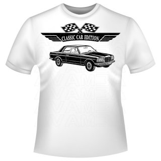Mercedes Benz W123 Coupe C123,  230 C, 230 CE, 280 C, 280 CE - (1977-1986)   T-Shirt / Kapuzenpullover (Hoodie)
