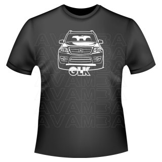 Mercedes GLK  V2 Front -  Mercedes T-Shirt / Kapuzenpullover (Hoodie)