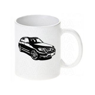 Mercedes GLK -  Tasse / Keramikbecher m. Aufdruck