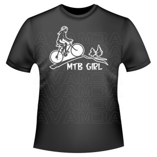 Mountainbike MTB Girl T-Shirt/Kapuzenpullover (Hoodie)
