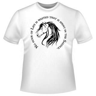 Pferde: No hour of life.... T-Shirt/Kapuzenpullover (Hoodie)
