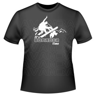 Snowboard Boardertime T-Shirt/Kapuzenpullover (Hoodie)