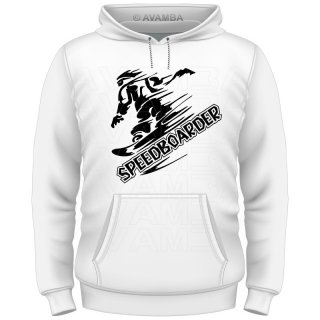 Snowboard Speedboarder T-Shirt/Kapuzenpullover (Hoodie)