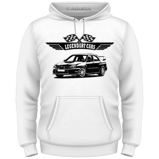 Subaru Impreza WRX   Auto T-Shirt/Kapuzenpullover (Hoodie)