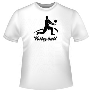 Volleyball No.1 T-Shirt/Kapuzenpullover (Hoodie)