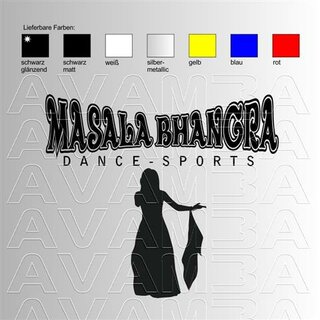 Tanzen Masala Bhangra (1) Aufkleber Sticker