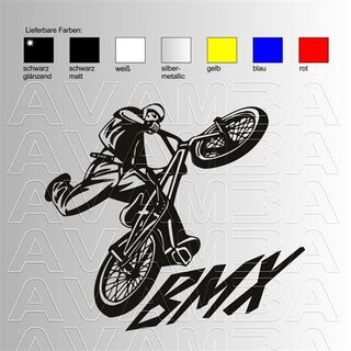 BMX (2) Aufkleber Sticker