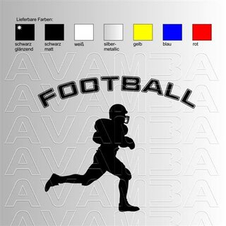 Football Aufkleber Sticker