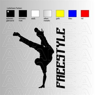 Breakdance Freestyle (1) Aufkleber Sticker