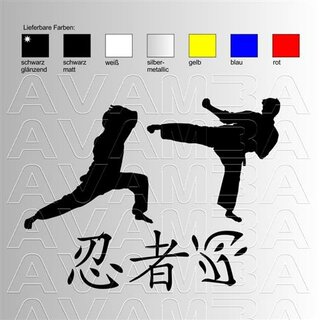 Martial Arts, Asiatischer Kampfsport (2) Aufkleber Sticker