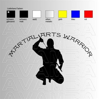 Martial Arts, Asiatischer Kampfsport (5) Aufkleber Sticker