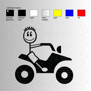 Quad / ATV (1) Aufkleber Sticker