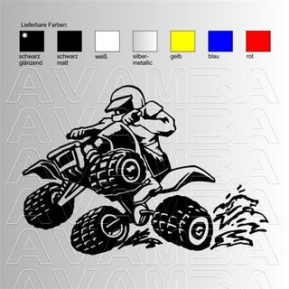 Quad / ATV Mud Aufkleber Sticker
