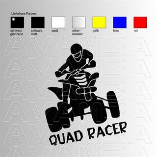 Quad / ATV Racer Aufkleber Sticker