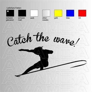 Surfing, Surfer, Wellenreiten (2) Aufkleber Sticker