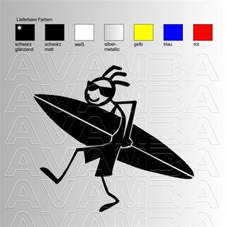 Surfing, Surfer, Wellenreiten (4) Aufkleber Sticker