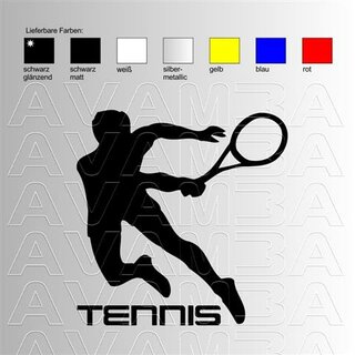 Tennis (1) Aufkleber Sticker