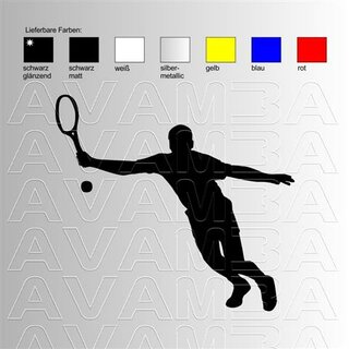 Tennis (3) Aufkleber Sticker