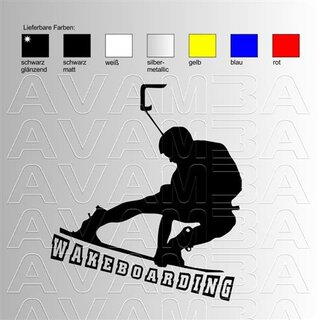 Wakeboard - Wakeboarding (Ver.2) Aufkleber Sticker
