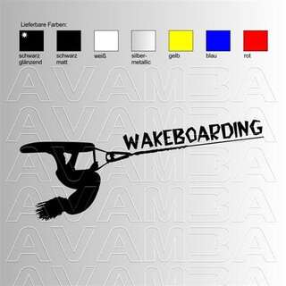 Wakeboard - Wakeboarding (Ver.4) Aufkleber Sticker