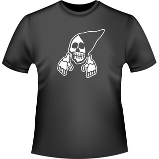 Schädel/Totenkopf Shirt Totenkopf mit Mütze