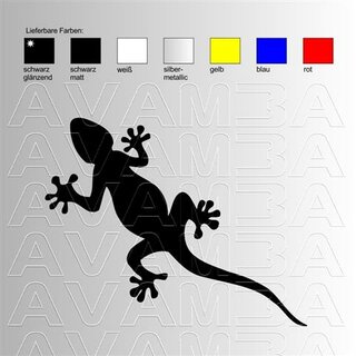 Aufkleber / Sticker Gecko