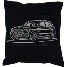 BMW X3 (G01 ab 2017)  Car-Art-Kissen / Car-Art-Pillow