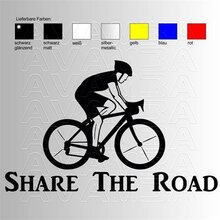 Radrennfahrer Radsport  Share the road / Radfahren...