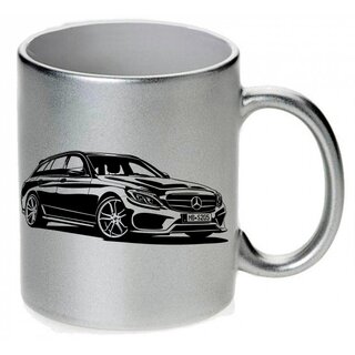 Mercedes Benz S205 C-Klasse Kombi  (2014 - )   - Tasse / Keramikbecher m. Aufdruck