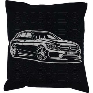 Mercedes Benz S205 C-Klasse Kombi  (2014 - )   - Car-Art-Kissen / Car-Art-Pillow