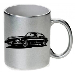 Jaguar E-Type Coupe (1961 - 1974) Tasse / Keramikbecher m. Aufdruck