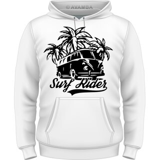 Surferbulli on beach Surfershirt T-Shirt/Kapuzenpullover (Hoodie)