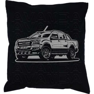 Ford Ranger Pickup V3 TwinCab (ab 2015)  Car-Art-Kissen / Car-Art-Pillow